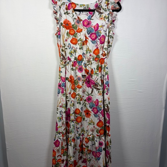Anne Klein Dresses & Skirts - Anne Klein Floral‎ Maxi Dress Cottagecore Garden Party Wedding Guest Romantic S